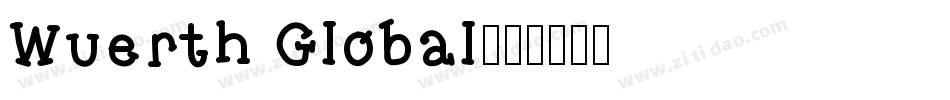 Wuerth Global字体转换
